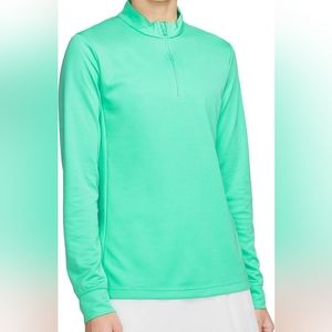 NIKE WOMENS DRI FIT UV VICTORY QUARTER ZIP PULLOVER TOP NWT XS